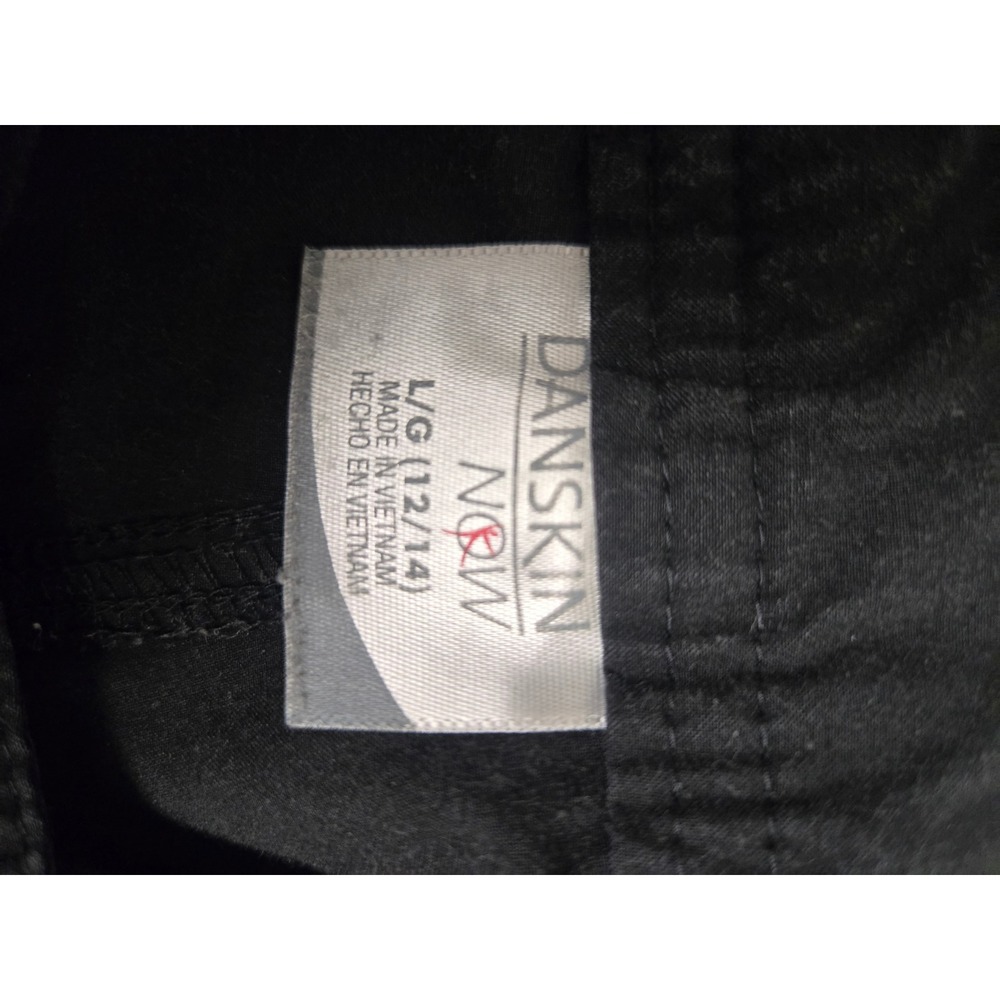 Danskin Now Womens L 12/14 Black Convertible Zip Off Cargo Hiking Pants Stretch - Picture 5 of 12